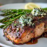Garlic Butter Salmon Asparagus