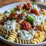 Caprese Pasta with Burrata