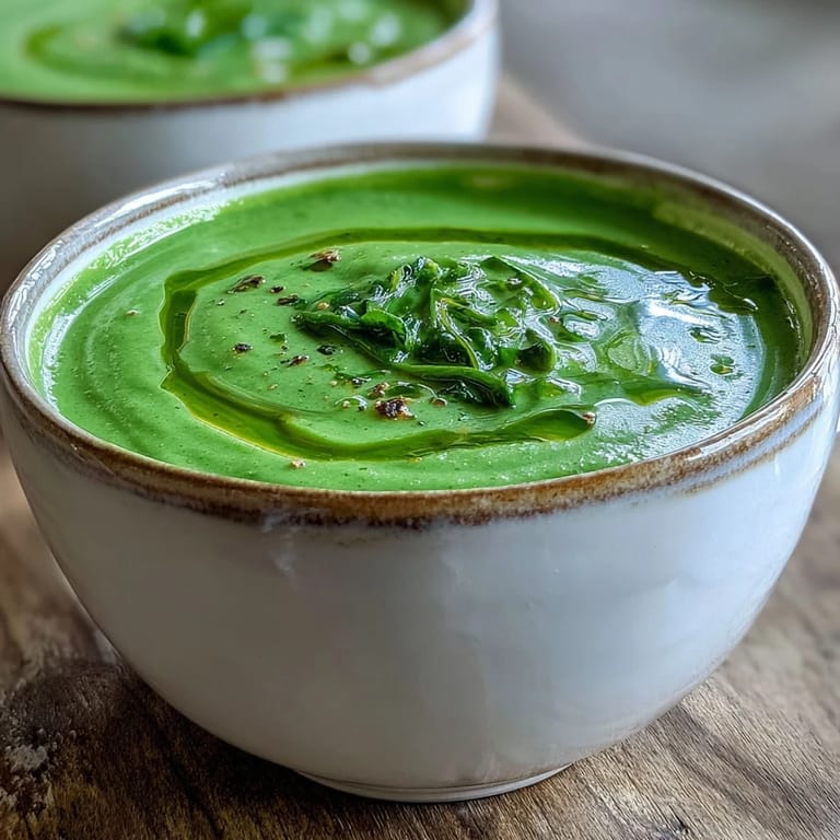 Big Green Immunity-Boosting Vegetable Soup, a luscious blended dish with fresh green vegetables.