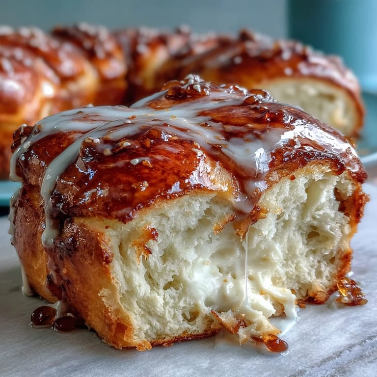 Fluffy hot cross buns with a sweet citrus glaze, perfect for sharing at springtime gatherings or afternoon tea.