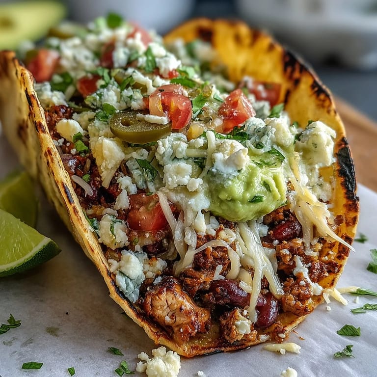 Build your perfect plate at this colorful DIY Taco Bar for outdoor fun.
