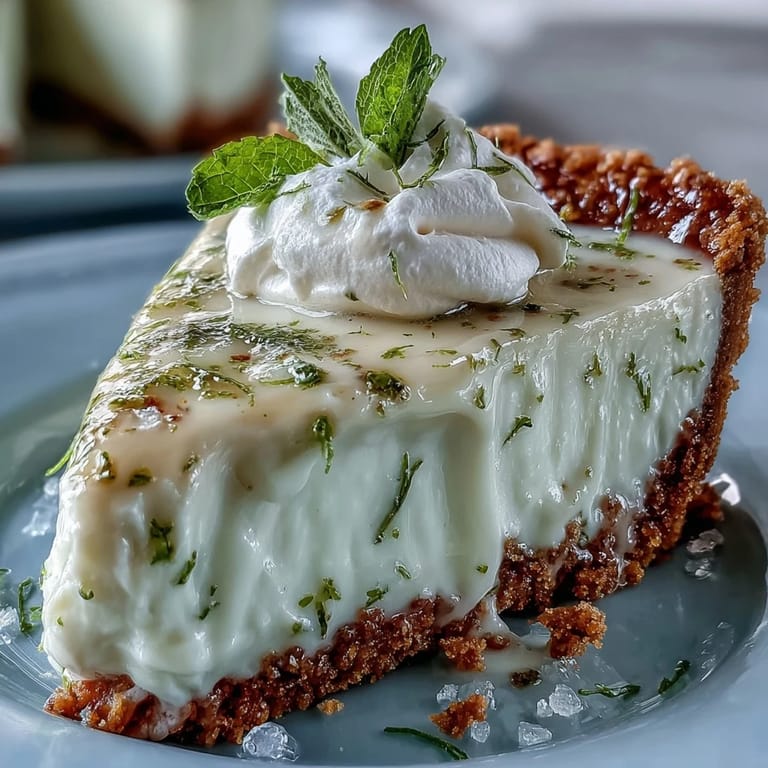 Quickly assemble this refreshing no-bake key lime pie, a sweet citrus dessert.