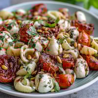 Summer Pasta Caprese Basil