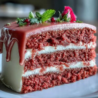 Elegant Bridal Shower Rosé Velvet Cake with shimmering gold drip.